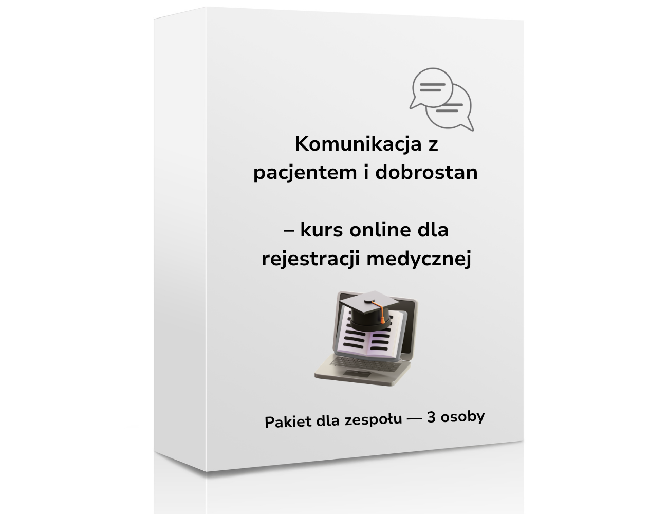 Komunikacja z pacjentem i dobrostan – kurs online dla rejestracji medycznej dla 3 osób